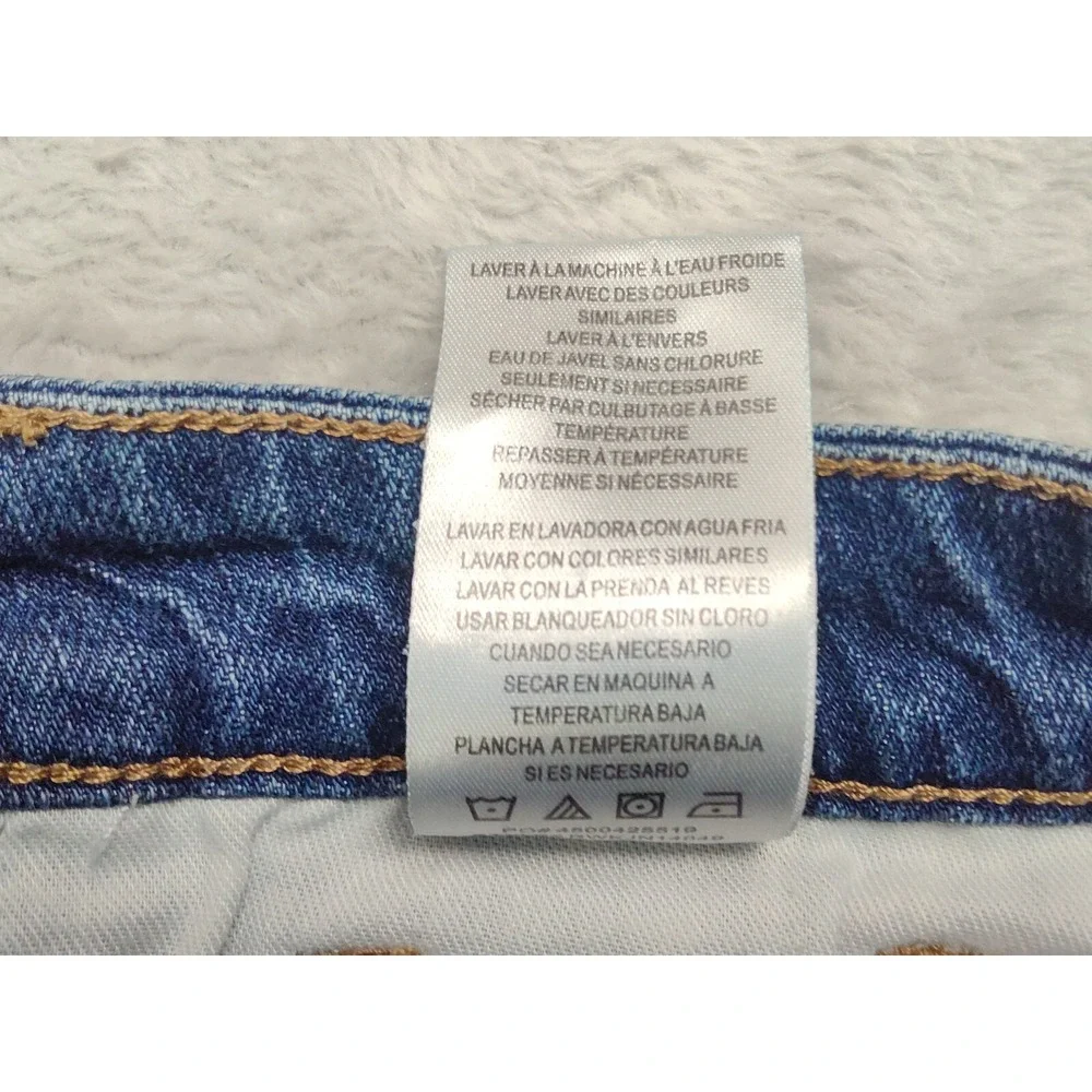Joe's Jean Shorts Womens Size 28 Blue High Rise Rolled Cuff Frayed Denim Shorts